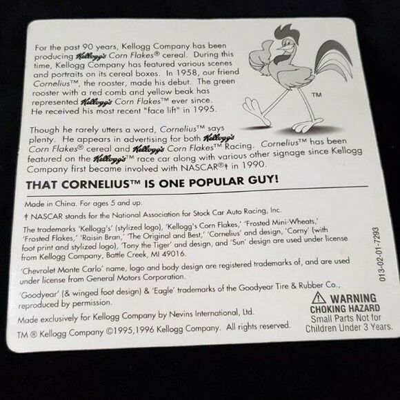 Vintage Kelloggs Corn Flakes Mini Car Collection - Picture 2 of 2